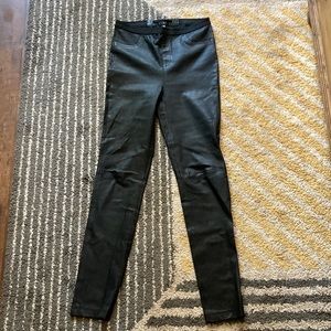 Bagatelle City Black Leather Pants - Size Small